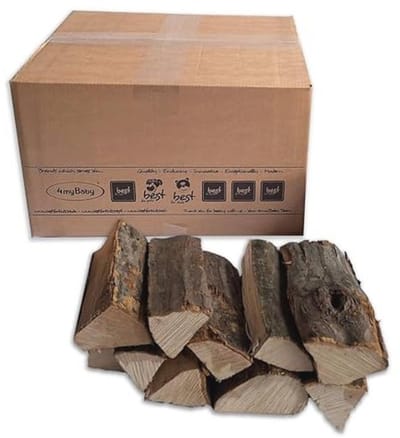Eikenhout voor Vuurschaal en Grill - Droog Haardhout, Klaar voor Oven, 25 cm, 15 kg