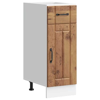 vidaXL - Onderkast - Lucca - bewerkt - hout - oud - houtkleurig