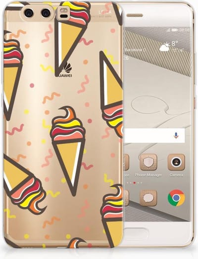 Huawei P10 Plus Siliconen Case Icecream