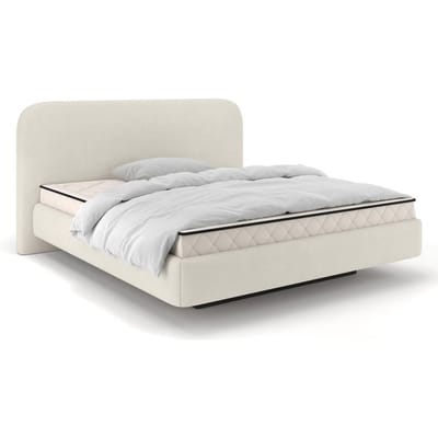 Bedframe Rosello 180 x 200 cm chenille met opbergruimte | NADUVI Collection