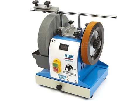 HBM 250 mm Variabele Universele Gereedschapslijpmachine 200 W, 230 V, 180 rpm, korrel 220, metaal