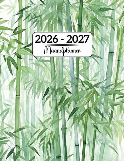 Maandplanner 2026-2027 A4 - Twee jaar overzicht - Praktische indeling - Perfect voor planning - ShopVlot