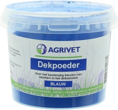 Agrivet Dekpoeder voor rammen Blauw