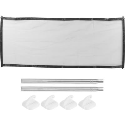 Barrière de sécurité pour animaux de compagnie Clôture d'isolement pour chien Barrière de sécurité pour animaux de compagnie en maille portable et pliable 180 x