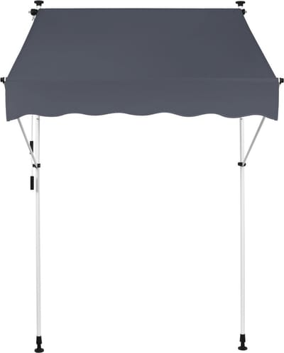 CLP Westerly Klem zonnescherm antraciet 300x120 cm