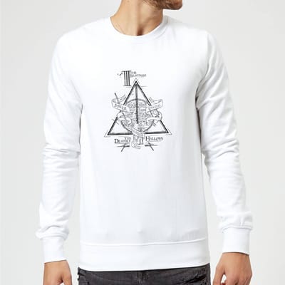 Harry Potter Three Dragons White trui - Wit - S