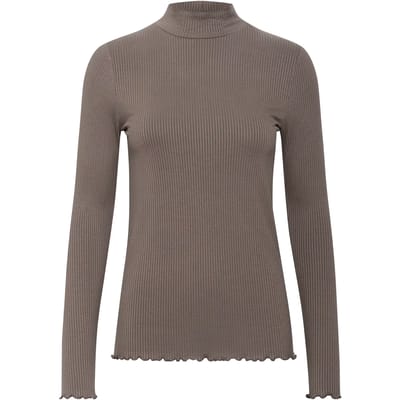 Dames turtleneck t-shirt met lange mouwen KAFFE Drew