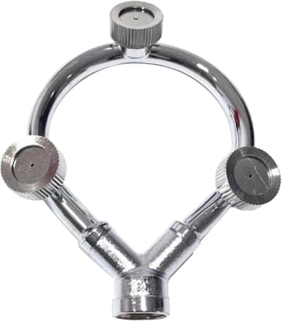 Ringmondstuk Sproeikop - Afneembare sproeikop - Tuin en gazon - Ringvormige structuur - 87 x 76 x 48 cm - Zilver