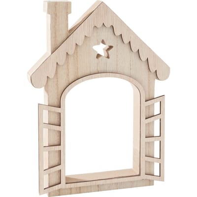 VBS Houten huis met luiken