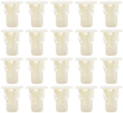 Dailygoody - Onderlichaam Cover Bevestiging Clip - 20 Stuks - Wit