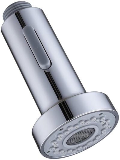 Dailygoods- Sproeikop Uittrekbaar - 2 Functies - Douchekop - Keukenkraan - Anti-Spat - Duurzaam ABS met Chroom Afwerking - Kraanmondstuk