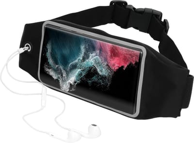 Mobiparts Comfort Fit Sport Belt geschikt voor Samsung Galaxy S22 Ultra - Zwart