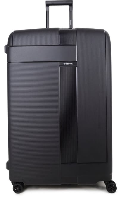 Decent TRANSIT 2.0 Spinner TSA Reiskoffer vaste sluiting 135 liter – Grote maat koffer 82x54x32,5 – Reiskoffer met wielen - Lichtgewicht koffer – Reiskoffer groot - Veilig TSA Cijferslot – Zwart