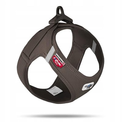 Curli Clasp Air Mesh Hondentuigje Bruin Maat S