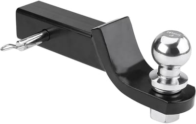 Dailygoods- Trekhaakset Zware Stalen Constructie - Trekhaakkogel 2 Inch - Trekhaak Ontvanger - Hoog Trekvermogen 6000 lbs - Duurzaam - Geschikt voor Aanhangwagens