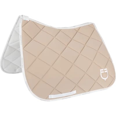 Dressuurtapijt voor paard van technische stof met logo Equestro