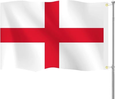 Nationale Vlag - Patriotten Vlag - Buiten Decoratie - Versterkte Naden - 90 x 150 cm - Wit Rood
