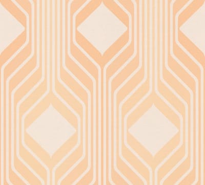 RETRO BEHANG | Grafisch - oranje beige - A.S. Création Retro Chic