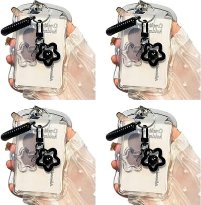 Fotokaarthouder - Transparante hoesjes - Kaarten beschermen - Slijtvast en scheurvast - 4 stuks - Transparant
