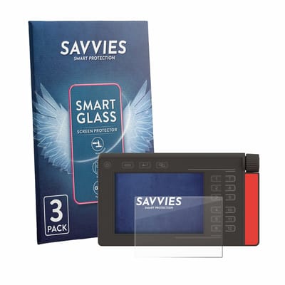 3 Stuks Savvies Screenprotector - geschikt voor Müller Elektronik SMART570 - beschermfolie glas transparant
