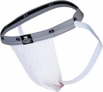MM Sports The Original Swimmer/Jogger Jockstrap 1 inch White - MAAT S - Heren Ondergoed - Jockstrap voor Man - Mannen Jock