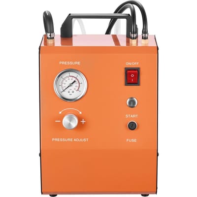 Elektrische Remontluchtingskit, 120V Automatische Remvloeistof Ontluchtingskit met 7 Hoofdcilinder Adapters & Dubbele Voedingen, 0,6 - 3 Bar Remdruk