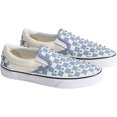 Vans Classic Slip-On Checkerboard Mushroom Sneakers Senior