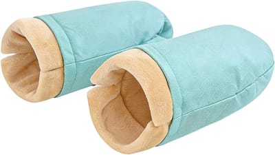 Kinderwagen Handmof - Warme Babywagen - Winterse Wandelingen - Waterdicht Winddicht - 26 x 20 cm - Blauw Kaki Oranje