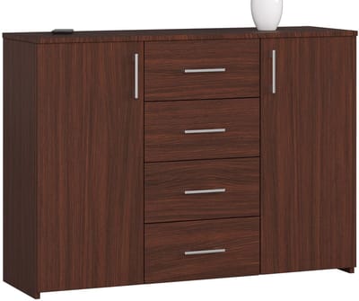 Ladekast K45 met 4 Lades en 2 Deuren / AKORD Furniture Factory / Venge / 110 x 80 x 35 cm