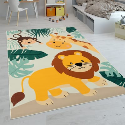 Paco Home Kindertapijt Laagpolige Vloerkleden Voor Kinderkamer Speelkleed Meerkleurig 80x150 cm