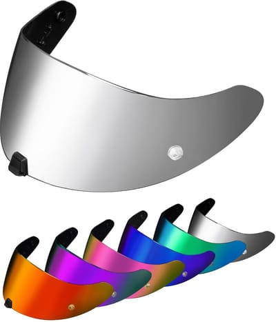 Dailygoods- Vizier UV-bescherming - Vervangingsaccessoire - Getint/Transparant - Geschikt voor EXO 520/1400/R1 - Meerdere kleuren beschikbaar - Gezichtsscherm - Helmvizier