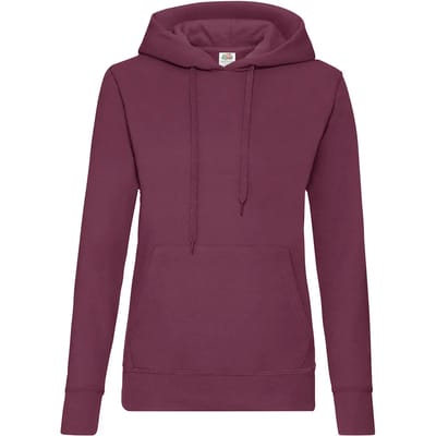 Dames Hoodie Fruit of the Loom Classic