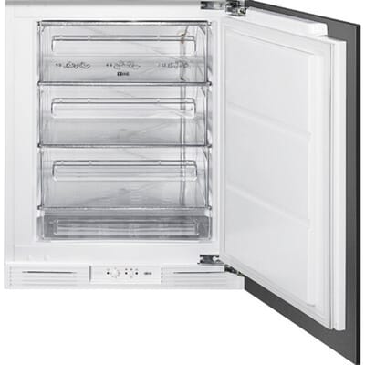 SMEG Inbouw vriezer Vriezers, Universeel, Onderbouw, Inbouw, Positie scharnier: Rechts, Wit, Statisch, E
