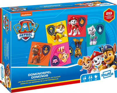 Shuffle Paw Patrol - Domino - Junior - Educatief Spel - Familiespel