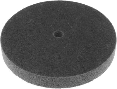 Polijstschijf Nylonvezel - Ontbramen Tekenschijf - Metaal Afwerken - Medium Korrel - 200 mm Diameter - Zwart