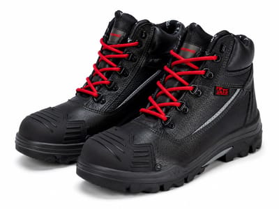 MTS Cosmos Overcap Flex S3 Veiligheidsschoenen Maat 40 – Hoge Leren Werkschoenen met Composiet Neus & Flexibele Tussenzool