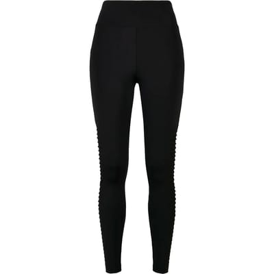 Urban Classics - Highwaist Biker Tech Sportlegging - XS - Zwart