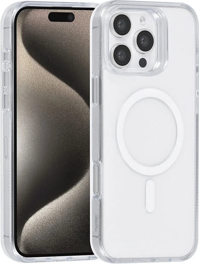 Back cover case - Magsafe silicone Hoesje Geschikt voor: iPhone 16 Pro Max - Wit