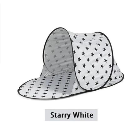 Draagbare Pop-Up Strandtent Kampeertent Zonnescherm UV-Bescherming Kampeertent Robuust Robuust Polyester PA-Coating Wandel Shelter