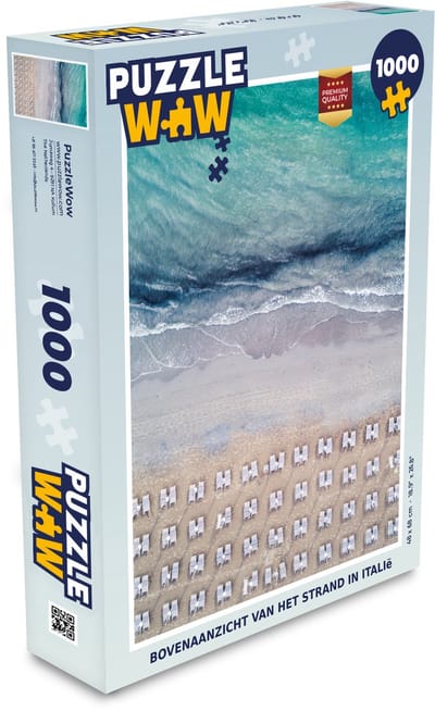 Puzzel Zomer - Strand - Ligbedden - Legpuzzel - Puzzel 1000 stukjes volwassenen