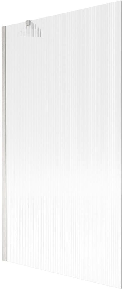 Mexen Next badwandparavent 1-vleugelig 100 x 150 , strepen, geborsteld nikkel - 895-100-000-00-09-97
