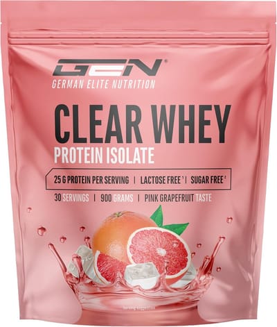 Clear Whey Isolaat - Eiwitshake - Proteïne Ranja - Pink Grapefruit smaak - 30 Servings - 900 g - 24g proteïne per serving - Verfrissend proteïne shake