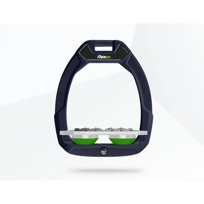 Veiligheidsstijgbeugels Plat Grip Groen/grijs/groen Flex-On Safe-On