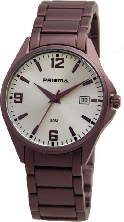Prisma Dameshorloge P.1298  Aluminium