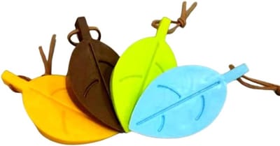 Flexibele Deurstopper Set van 4 Stuks met Bladeren - Ideaal voor Thuis, Kantoor en Tuin, Voorkomt Dichtklappen van Deuren