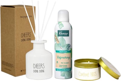 My Flame Cadeauset Cheers Geurstokjes & Kneipp Refreshing - MyFlame Geurstokjes Cheers - Kneipp Shower Foam Refreshing - MyFlame Kaarsje Content: Hugs