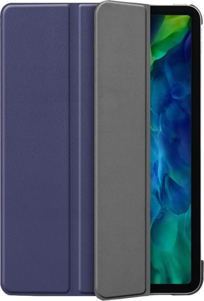 Just in Case tablet Hoes geschikt voor iPad Pro 12.9 (2020) / Pro 12.9 (2018) - TriFold Bookcase - Blauw