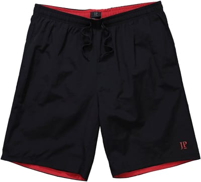 JP 1880 - Heren - Zwemshorts beachwear elastische band - Zwart - Maat 8XL