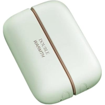 Chauffe-mains électrique magnétique 2 en 1 6000mAh Mini chauffe-mains Réglage Divisé 3 Vitesses Réglable Chauffe-mains Portable Pour l'Hiver Intérieur Extérieur vert