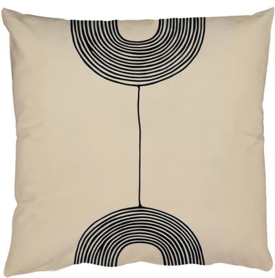 Sierkussens - Kussentjes Woonkamer - 50x50 cm - Geometrische bogen - Minimalistisch - Symmetrisch